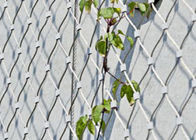 YT Stainless Steel Garden Fence , Diamond Mesh Wire Fence For Green Plants
