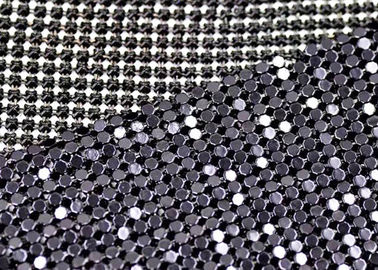 Fashion Brass / Aluminum Alloy Metallic Mesh Colth Sequin Fabric