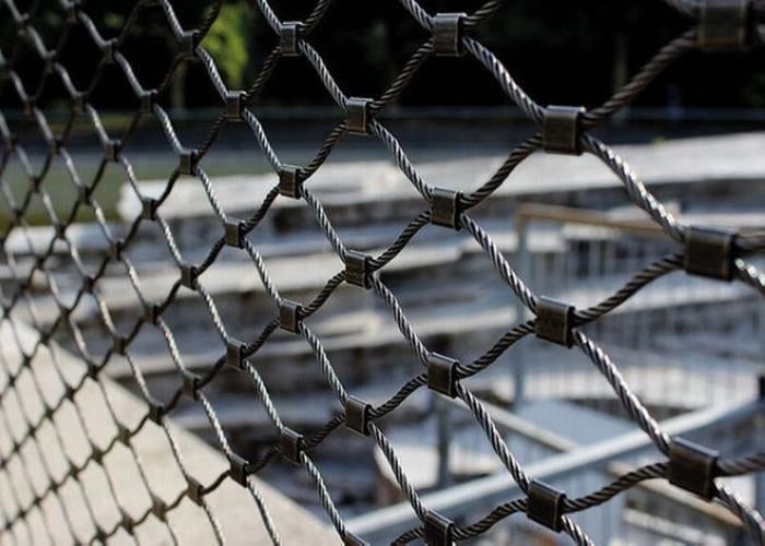 3.2mm Flexible Stainless Steel Cable Mesh 1.2mm-3.2mm Wire Diameter For Building Projects